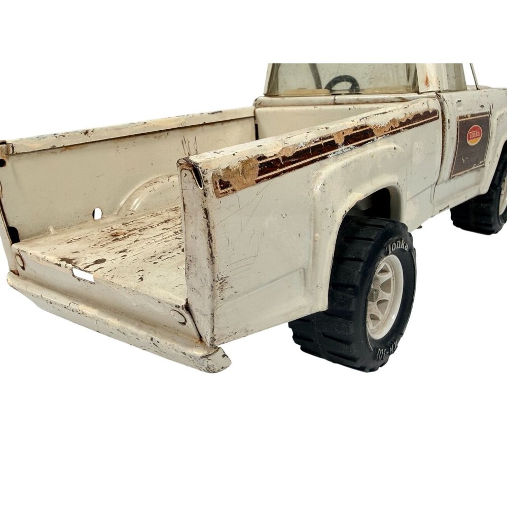 Vintage Tonka White  Pickup Truck Metal Collectible Toy Vehicle 11060 SOLID - Picture 7 of 8